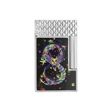 LIGHTER S.T. DUPONT LIGNE 2 LACQUERED BLACK DRAGON