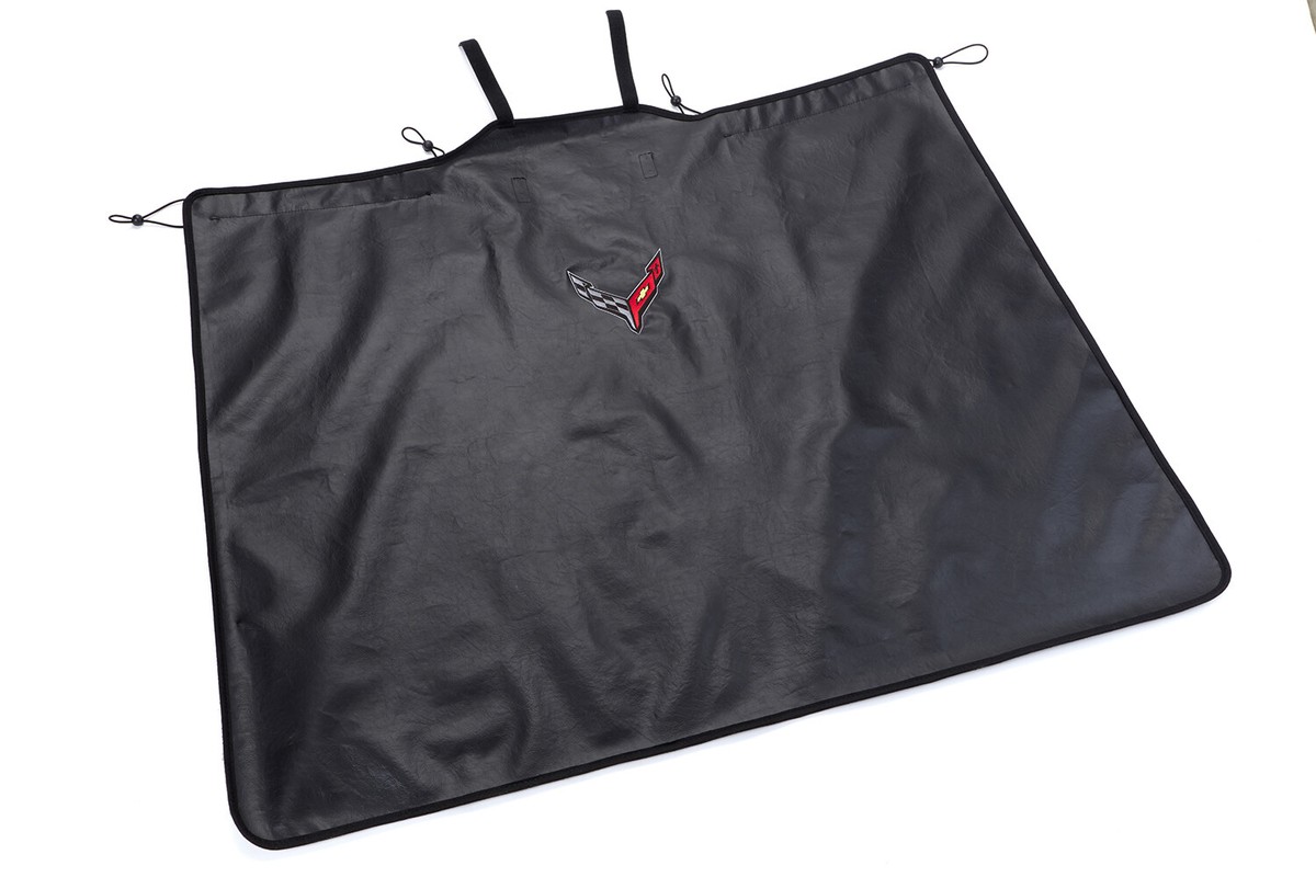 2020-2025 Corvette C8 Rear Fascia Protector with Crossed Flags