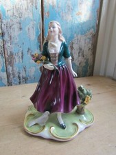 Coalport The Arcadian Collection "The Flower Girl" Ltd Ed 105 of 1000 Rare 