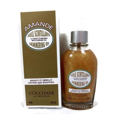 L'Occitane  Limited Edition Almond Shimmering Body Oil 100ML NIB