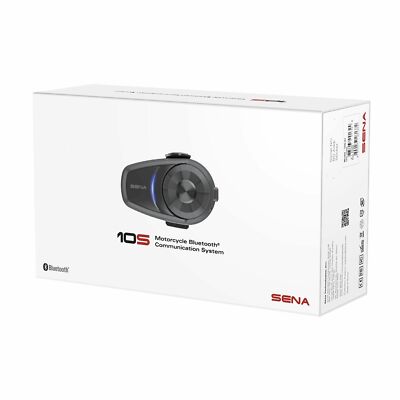 SENA 10S Motorrad Headset Einzelset Bluetooth 4.1 HD-Audio Intercom 1,6km