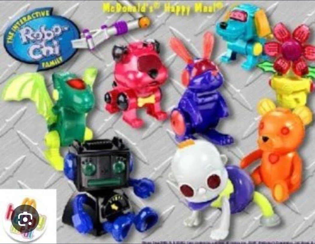 Mcdonalds 2002 Robochi Family Complete Set of 8 Sealed | eBay