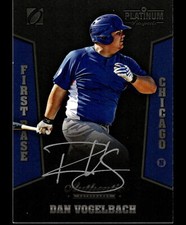 2013 Onyx Platinum Prospects Autographs Silver #PPAU37 Dan Vogelbach Cubs