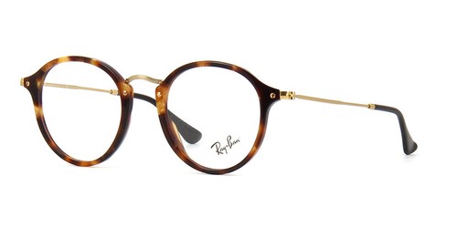 Gafas de vista Ray-Ban RX2447V ICONS ROUND FAMILY 5494 MARRÓN HAVANA Cal.49  | eBay