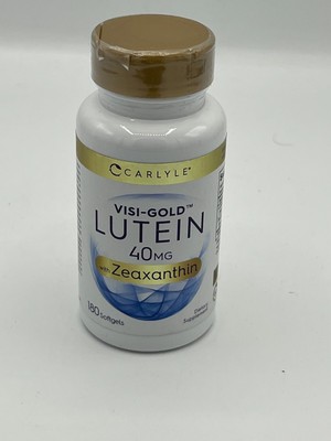 Carlyle Lutein and Zeaxanthin Supplement | 40Mg | 180 Softgels | Pills for Eyes 
