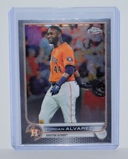 YORDAN ALVAREZ 2022 TOPPS CHROME HOUSTON ASTROS World Series