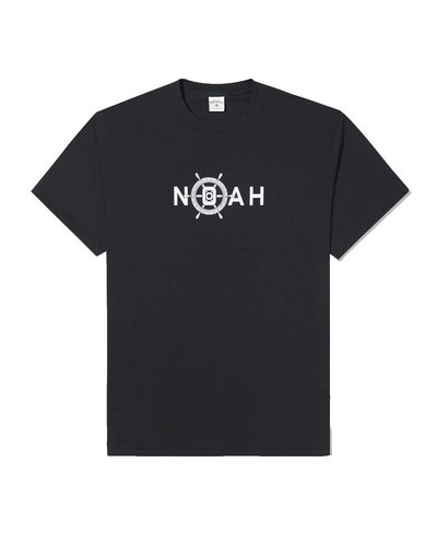 NOAH CORE LOGO TEE 黒m Noah T Shirt Size Large Mens Black Red Winged Foot Core Logo Crew