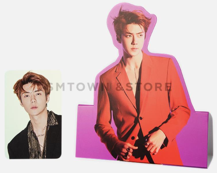 EXO LOVE SHOT SMTOWN OFFICIAL MD GOODS HOLOGRAM PHOTO CARD SET