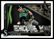 2025 Topps Dylan Moore Seattle Mariners #105