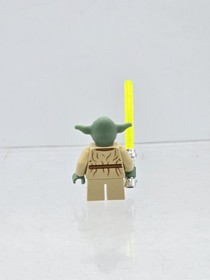 LEGO Star Wars Yoda Minifigure Sand Green No Eyes sw0051 7103 7260 4502 & Mech