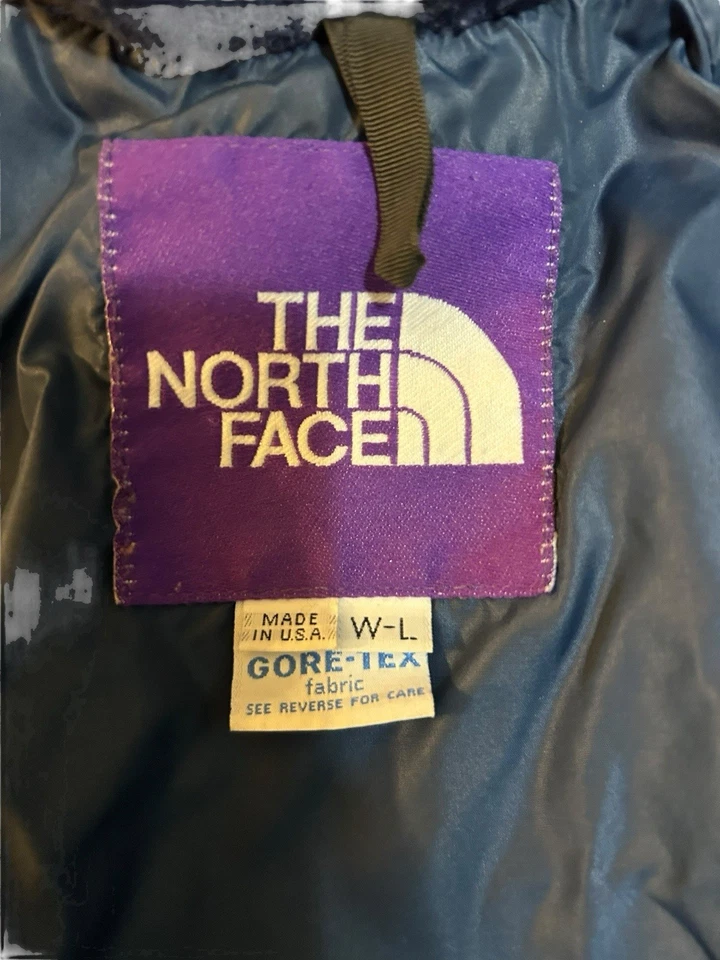 Chaqueta Parka De Colección The North Face Gore Tex Etiqueta Púrpura Para Mujer Grande Hecha en EE. UU. Foto 3 de 4