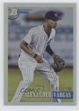 2021 Bowman Heritage Prospects Chrome Refractor /199 Alexander Vargas #202 12wz