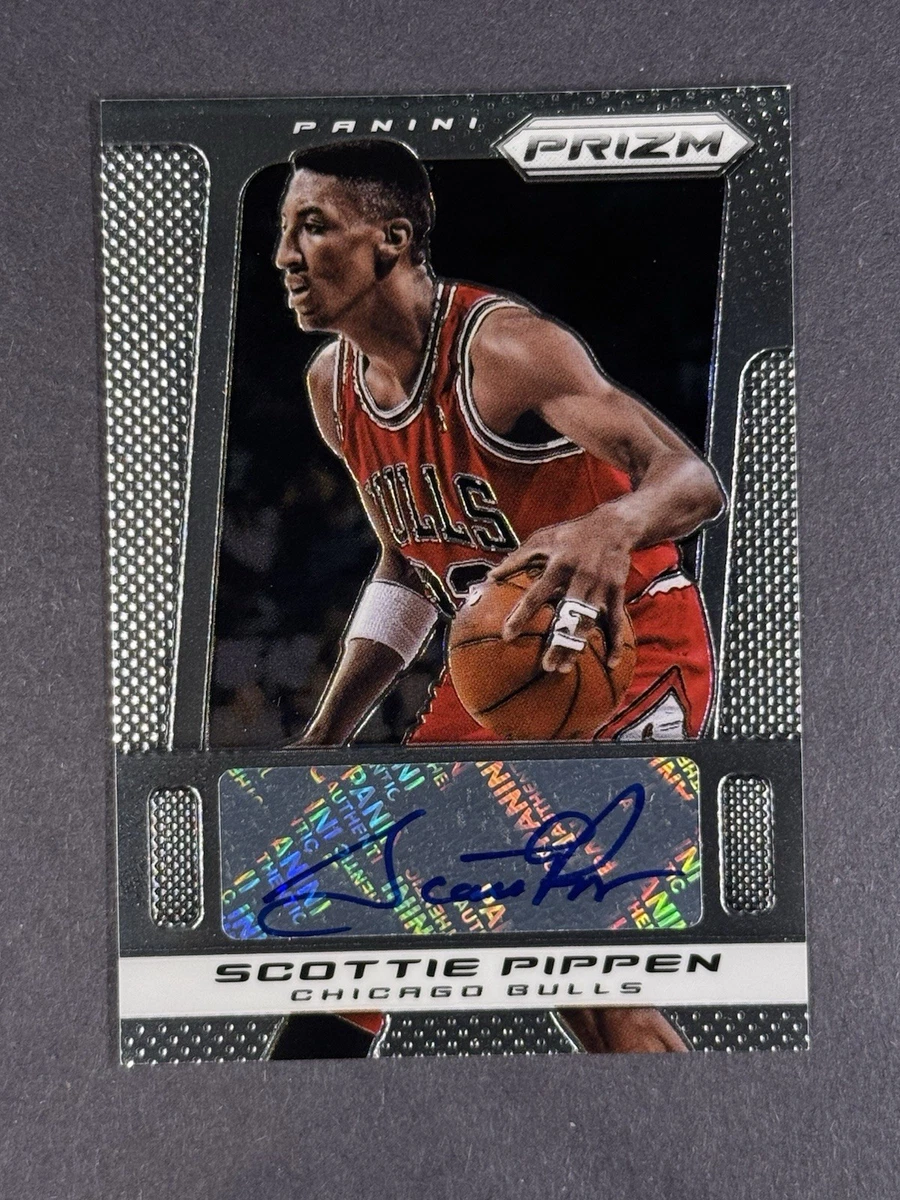Panini Scottie Pippen Basketball Autographed Sports Trading Cards