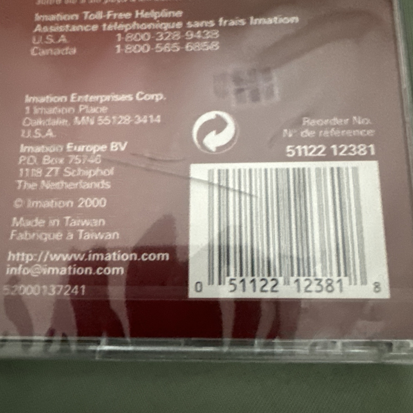 Imation CD-RW 1x-4x 74 Min/650 MB Compatible Disc w/ Jewel Case New & Sealed