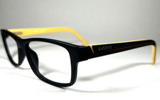 Lacoste L2707 Eyeglasses Frame, 002 Black Yellow, Size: 53-15-145
