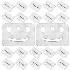 Wall Panel Buckle Wainscoting Hangers, Galvanized Iron Interlock Clip, 100PC