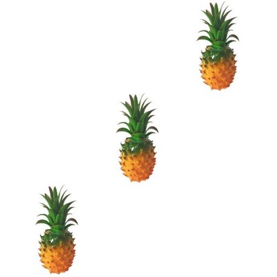  3 Pcs Ananas Deko Gefälschte Früchte Modell Mit Künstlichen Früchten