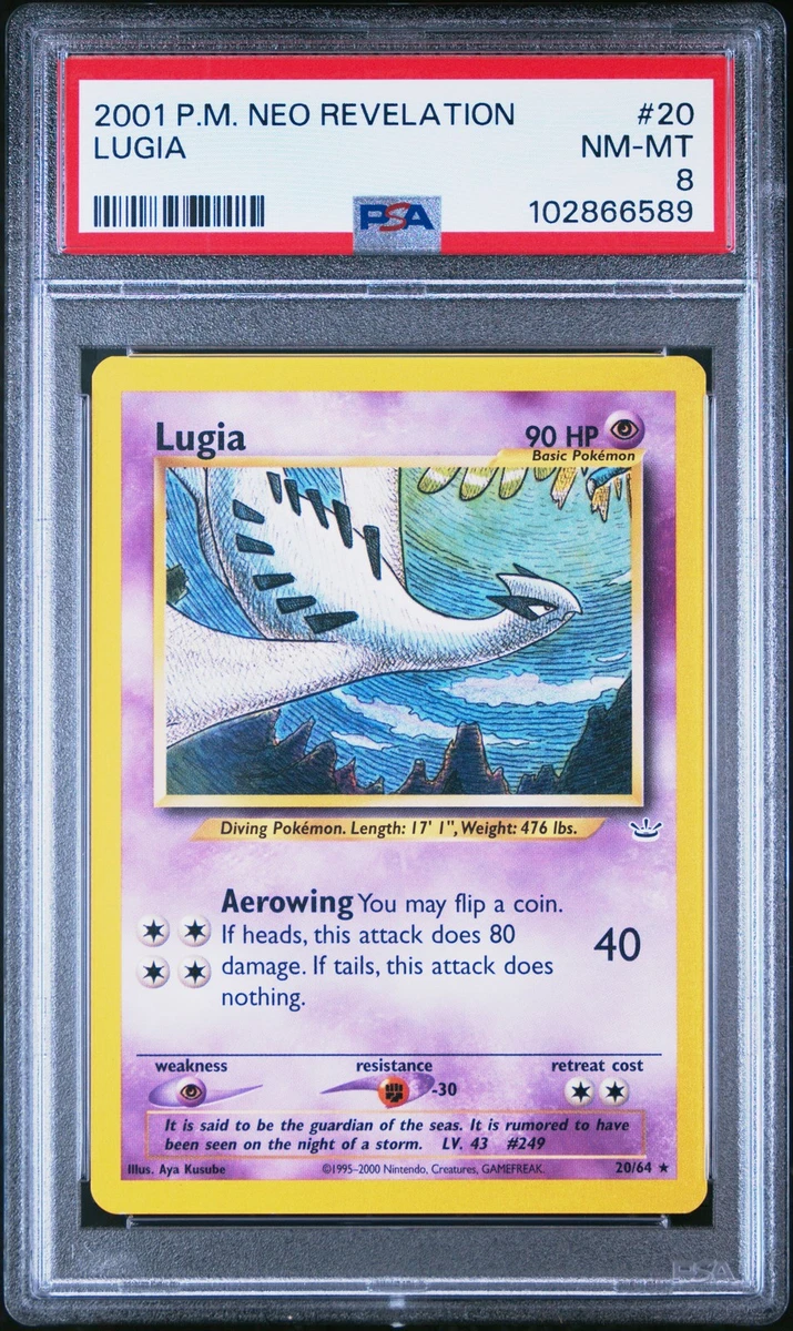 Lugia Pokémon TCG Professional Sports Authenticator (PSA) Neo