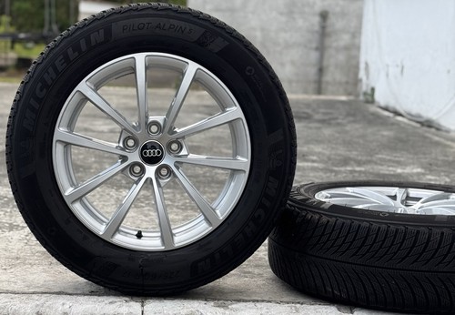 Original Audi A6 C8 4K 4K0601025 Winterräder 225/60/17 Michelin Räder Komplett - Bild 3 von 8
