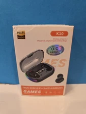 Earbuds V5.3 Wireless Bluetooth Earpods Headset  w/Charging Case Ear Buds Black