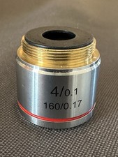 MICROSCOPE OBJECTIVE 4/0.1 160/0.17