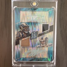 Todd Gurley Sean Mannion 2015 SPECTRA DUAL PATCH ROOKIE AUTOGRAPH CARD Rams AUTO. rookie card picture