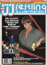 PRO WRESTLING ILLUSTRATED FEBRUARY 1986 KEVIN MIKE VON ERICH ROAD WARRIORS WCCW