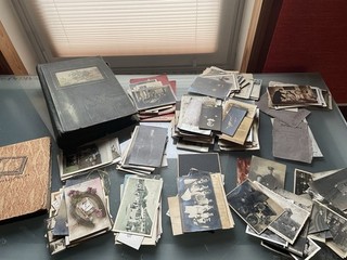 Konvolut Bilder Antik Postkarten Militär Briefe