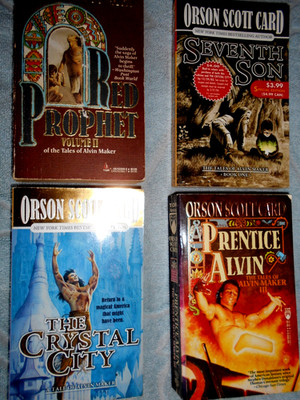 ORSON SCOTT CARD FANTASY P/Bs LOT(4) TALES OF ALVIN MAKER ~ RED PROPHET +