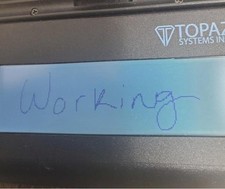 V74   Topaz Systems T-LBK462-BSB-R Signature Pad With Pen  