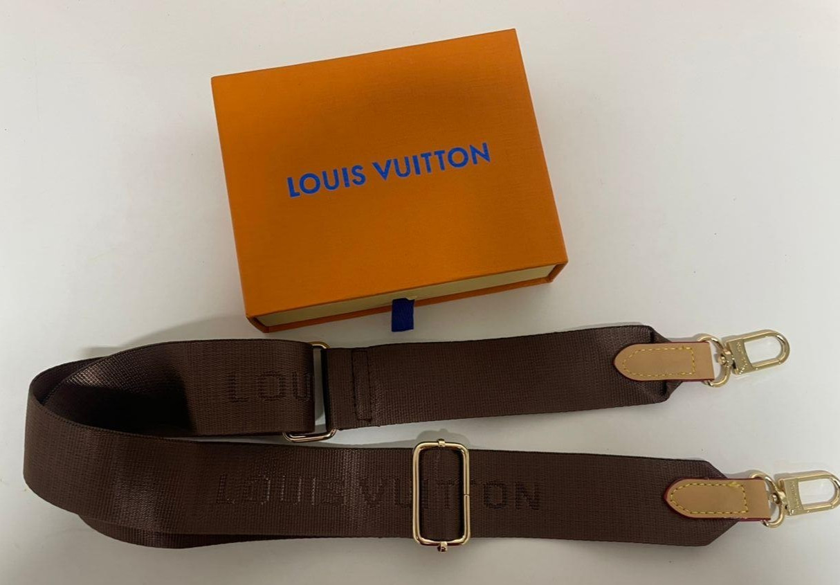 Louis Vuitton Shoulder Strap Adjustable Crossbody Shoulder Replacement Brown