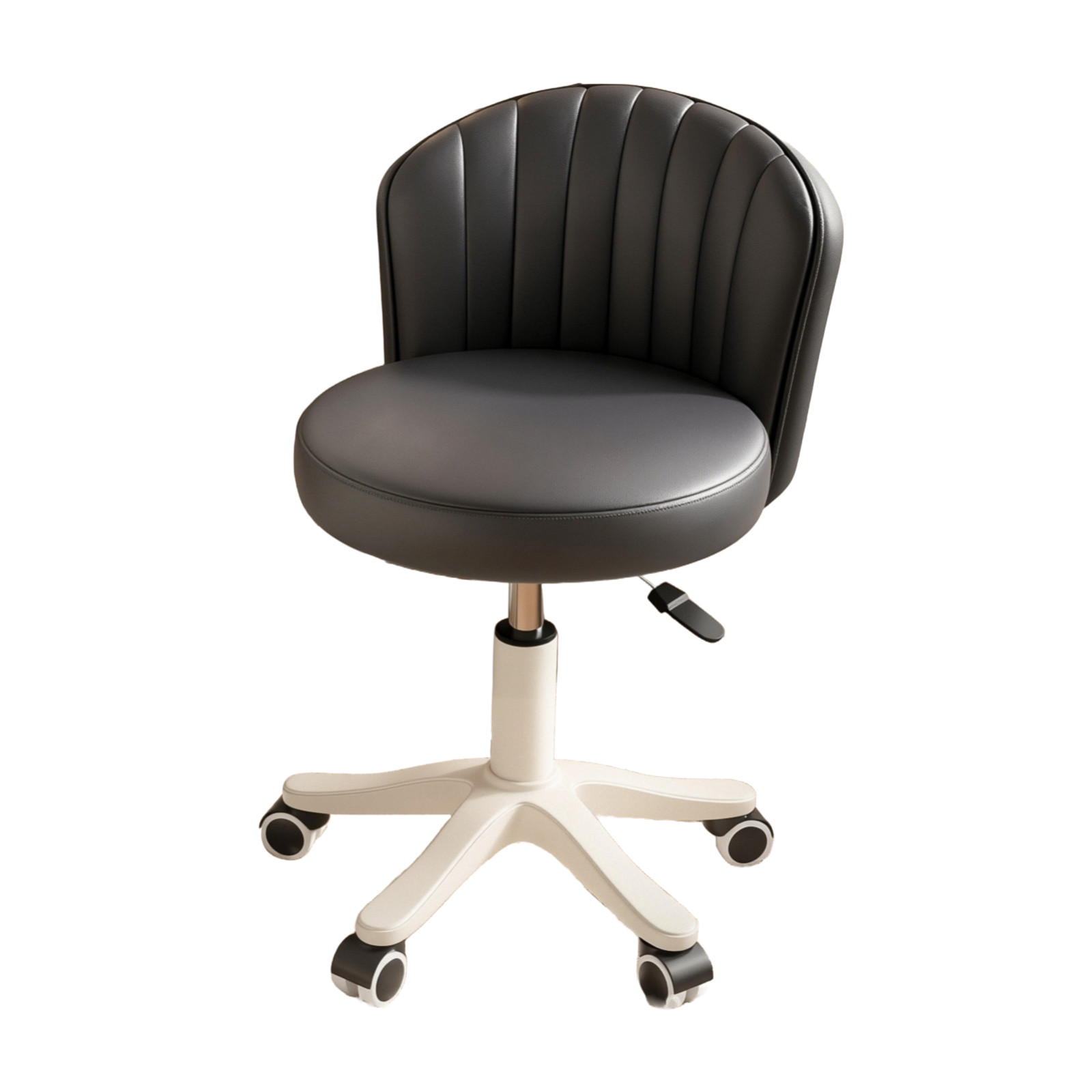 Small Swivel Vanity Chair Armless Comfortable Seat