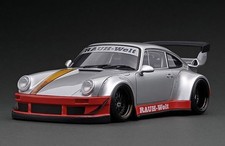 Ignition Model IG2480 1/18 RWB Porsche 930 Silver Red Resin Model Car