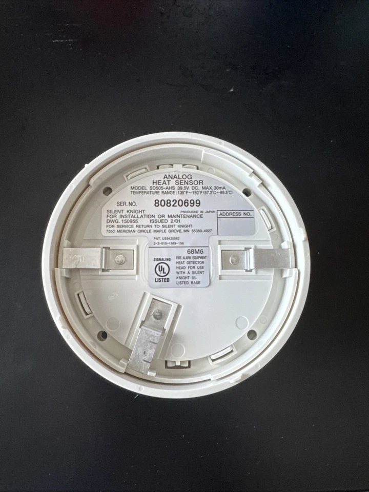 Sensor de calor direccionable Silent Knight SD505AHS - blanco NUEVO Foto 2 de 4