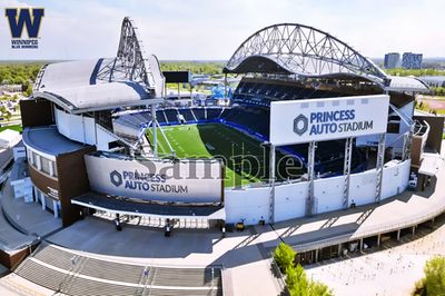 #ad #ad CFL Winnipeg Blue Bombers Princess Auto Stadium Color 8 1 2 x 11 Photo Picture C $9.29