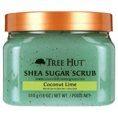 Shea Sugar Scrub Coconut Lime, 18Oz, Ultra Hydrating and Exfoliating Scrub for N