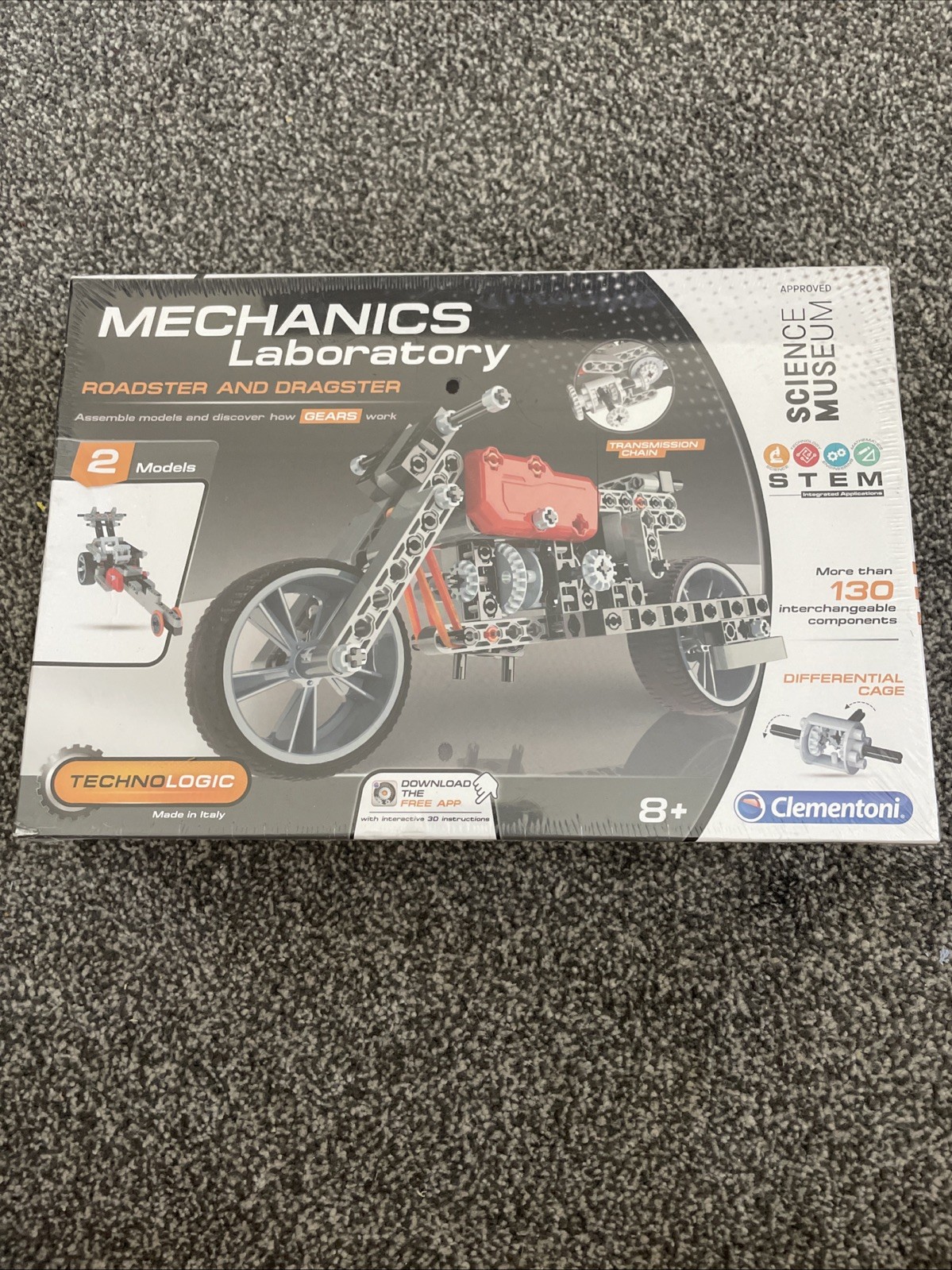 Mechanics Laboratory Roadster & Dragster STEM Kit Technologic Clementoni NEW