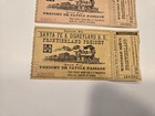 1950's Santa Fe & Disneyland Rail Road Western Route Frontierland 2 Ticket Stubs — photo 3