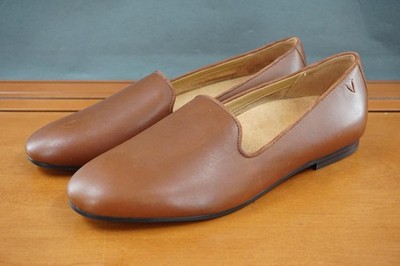 Vionic Willa II Shoes Womens Size 8.5 Brown Loafers Flats Slip On Wide Comfort