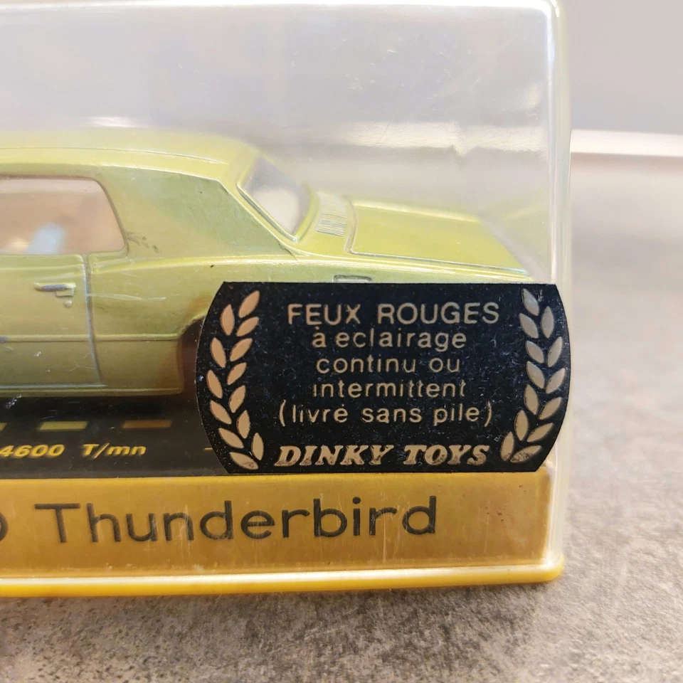 Coupé FORD Thunderbird  Nr. 1419 1/43 dinky toys Meccano Anni 70 Made in France  - Immagine 2 di 4