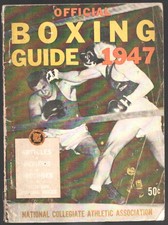 Guía Oficial de Boxeo 1947-información-estadísticas-fotos-artículo superior para colección de boxeo serio