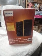 Philips Home Access 4200 Series Smart Deadbolt Matte Black damaged box
