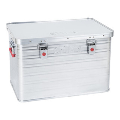 Alubox 50 Liter Staub- und spritzwasserresistent Aluminimbox mit Deckel