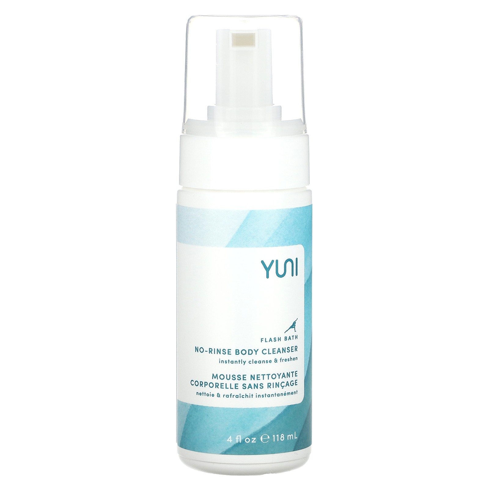 Flash Bath, No-Rinse Body Cleanser, 4 fl oz (118 ml)