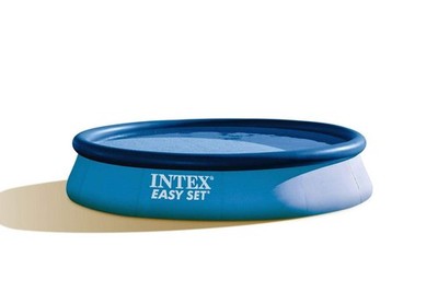 Intex Easy Set XXL Pool Rund Aufstellpool inkl Filterpumpe 7290 l 396x84 cm Blau