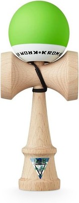 KROM Kendama POP Chrom hellgrün 16 cm (6,3 Zoll) mit Sendungsverfolgung NEU