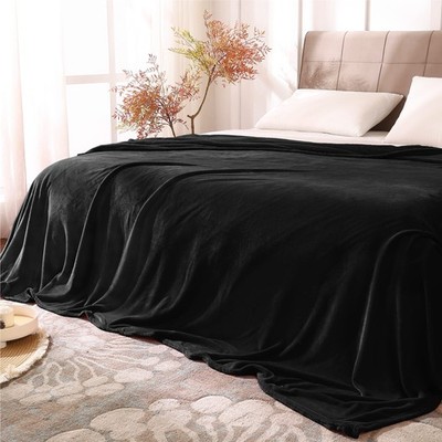 King Size Blanket for Bed, Luxury Plush Cozy Fuzzy Fleece Blanket 108x90 inch...