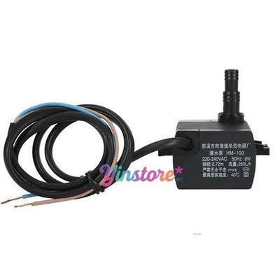 1 pc. New HM-100 Universal Air Conditioner Fan Submersible Pump 220-240VAC 8W *t