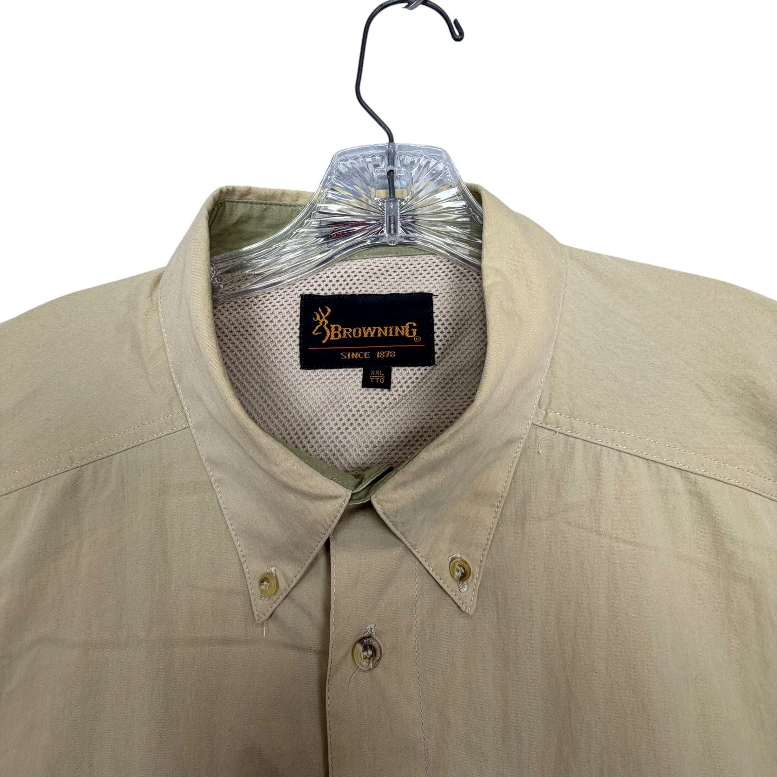 Browning Button Down Shirt Men XXL Tan Long Sleeve Fishing Hunting Outdoor Vent
Opens in a new windo