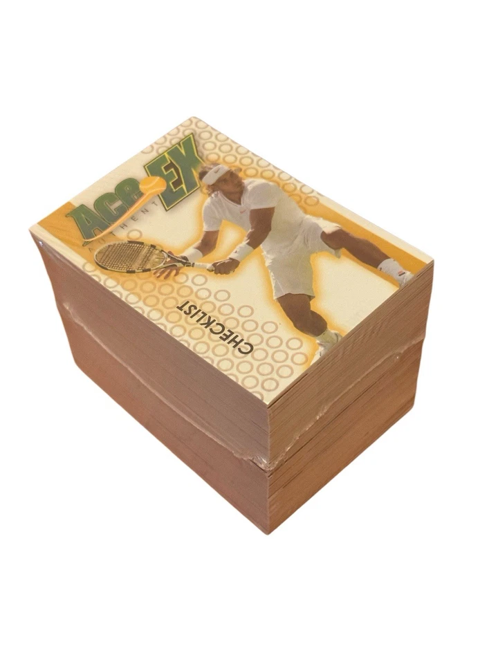 Juego de cartas ACE Authentic EX 2011 sellado de fábrica 1-99 Novak Djokovic Nadal Federer Foto 2 de 2